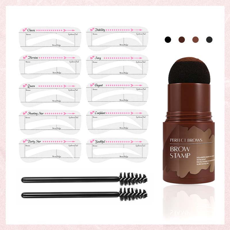 Dobshow™ Perfect Brows Stencil & Stamp Kit